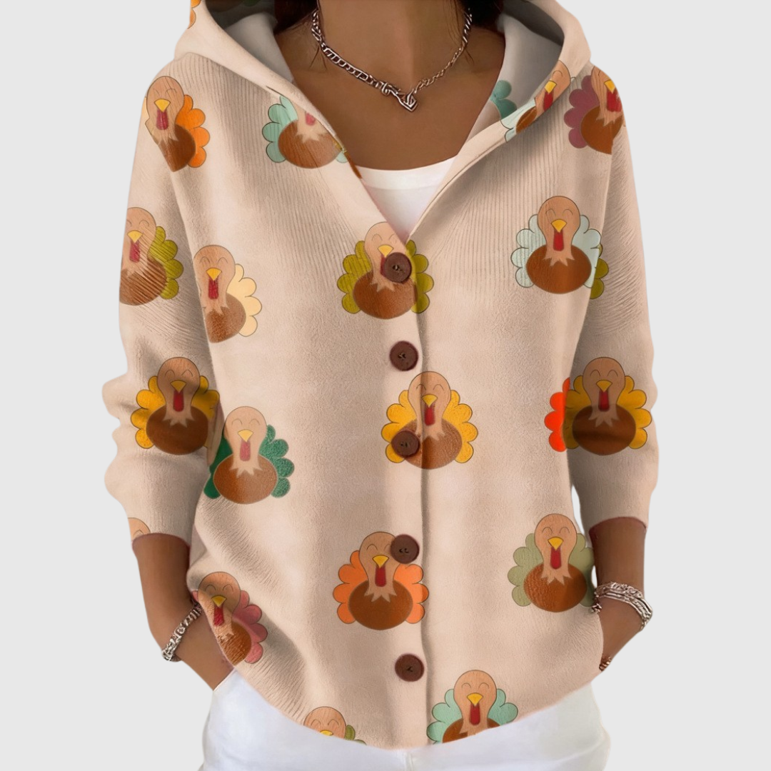 Petra | Pletený kardigan s kapucí