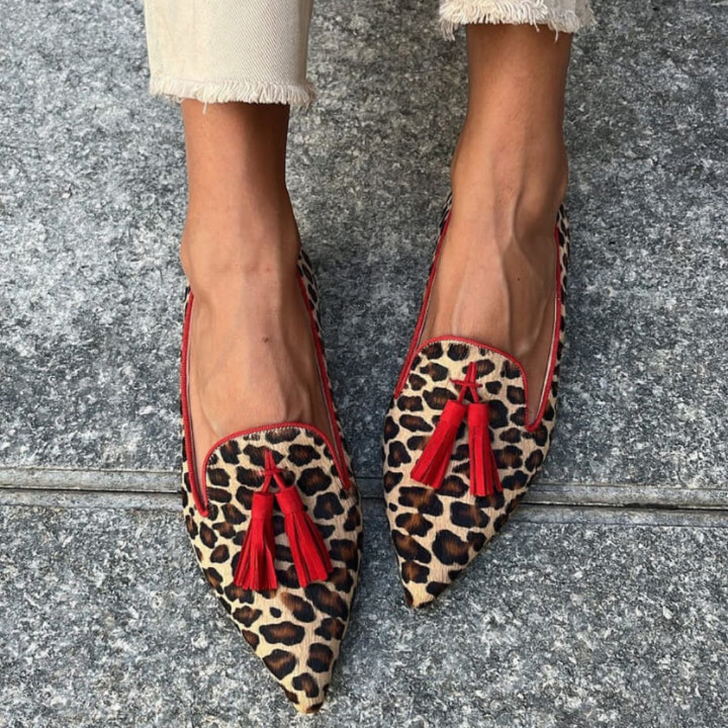 Gelly | Mokasíny s leopardím vzorem