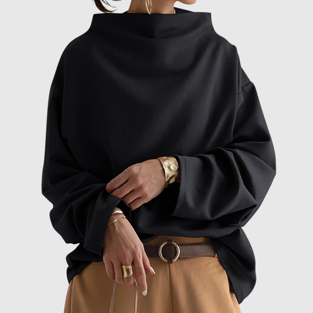 Gabriela – Elegantní pulovr s vysokým límcem
