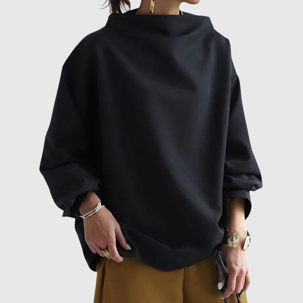 Gabriela – Elegantní pulovr s vysokým límcem