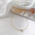 Jemný náhrdelník se solitérem