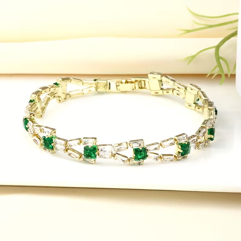 Verde Link Tenisový náramek | Zlato